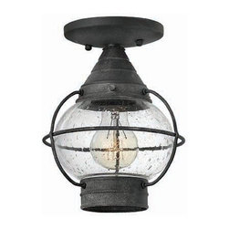 Hinkley Cape Cod 1 Light Flush Mount lighting in Nautical style - Lighting