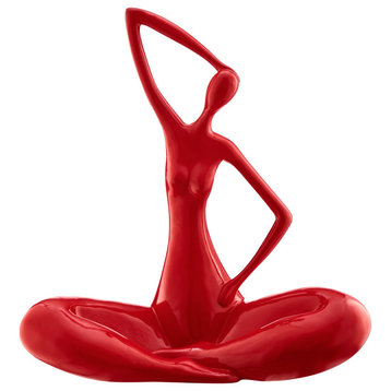 The Diana Sculpture, Large, Red
