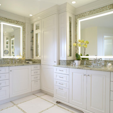 Ho-Ho-Kus Traditional White Bathroom