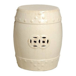 Champagne Classic Prosperity Garden Stool - Accent And Garden Stools