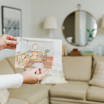 The Toano Home - family room