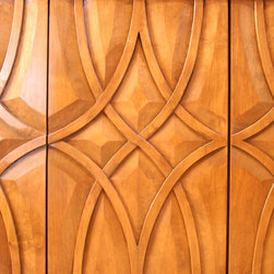 Hand Carved Bookcase - Bookcases
