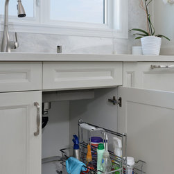 Under Sink Wire Basket - Kitchen Sink Accessories