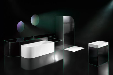 Inspiration for a contemporary bathroom in Stuttgart.