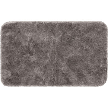 Mohawk Home Washable Big Bath Mat, Grey Flannel, 1' 8" X 2'