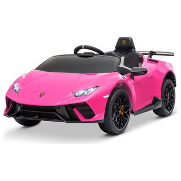 Kidzone Kids 12V Ride On Car Electric Vehicle Toy - Pink