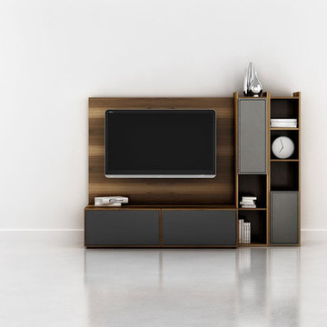 Modern Wall Unit Lyrics 20 by Up Huppe - $4,962.00