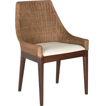 Franco Sloping Chair - Brown