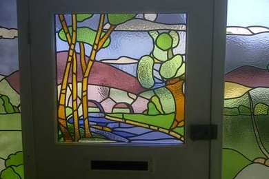 Stained Glass Front Door Panels