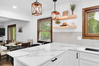 Trendy home design photo in Columbus