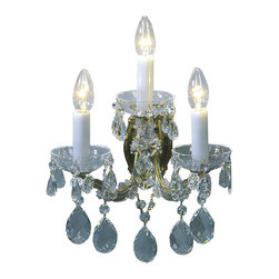 Inviting Home - Maria Theresa Crystal Sconce - Wall Lighting