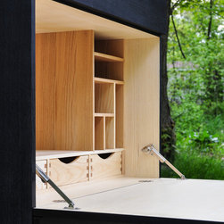 Modern Secretary Desk - Desks And Hutches