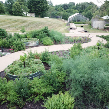 Mix of edibles and perennials perfect for farm to table