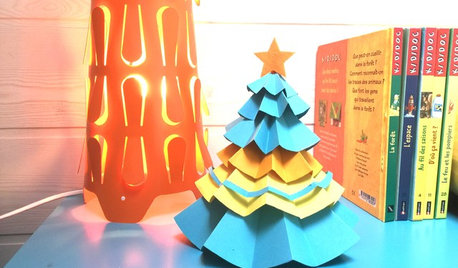 DIY : Un sapin de Noël en papier à fabriquer avec vos enfants