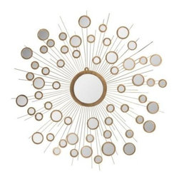 Safavieh Kiania Iron and Glass Framed Mirror - Wall Mirrors