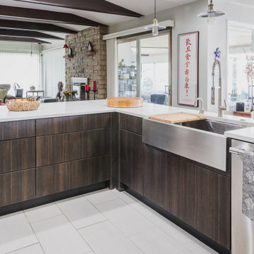 Open-Concept Kitchen & Living Space
