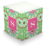 CHATSWORTH - Sticky Memo Cube Boho Girls Single Initial, Letter S - This 3.3375 x 3.3.375 x 3.375 cube contains 675 self-sticking notes. It is printed on all 4 sides, so it looks good from any angle. Keep on your desk, by the phone; anywhere you need to jot down notes.