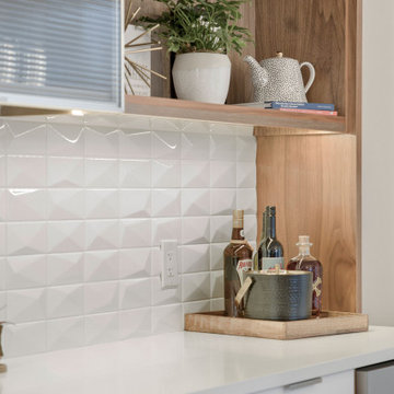 Contemporary Walnut Kitchen