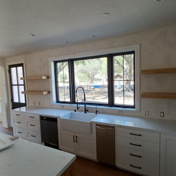Lime Wash Modern Farmhouse Kitchen - De Luz, California