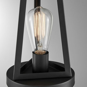 Galini 1 Light Table Lamp, Black