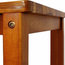 Traditional Set of 2 Bar Stool in Acacia Hardwood with Backrest and Footrest