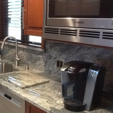 Scottish Meadow Granite Kitchen.