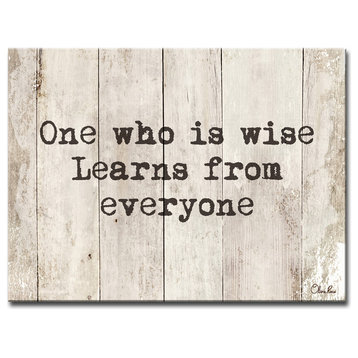 Ready2HangArt Inspirational 'Wise Learner' Wrapped Canvas Wall Art