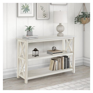 5pc Farmhouse Dining Set Wood/White/Natural - Boraam Industries