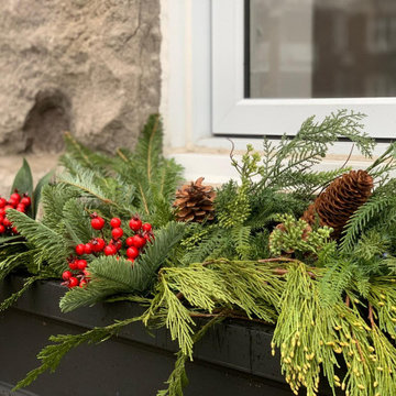 Christmas decoration in Outremont I Soft scandinavian style