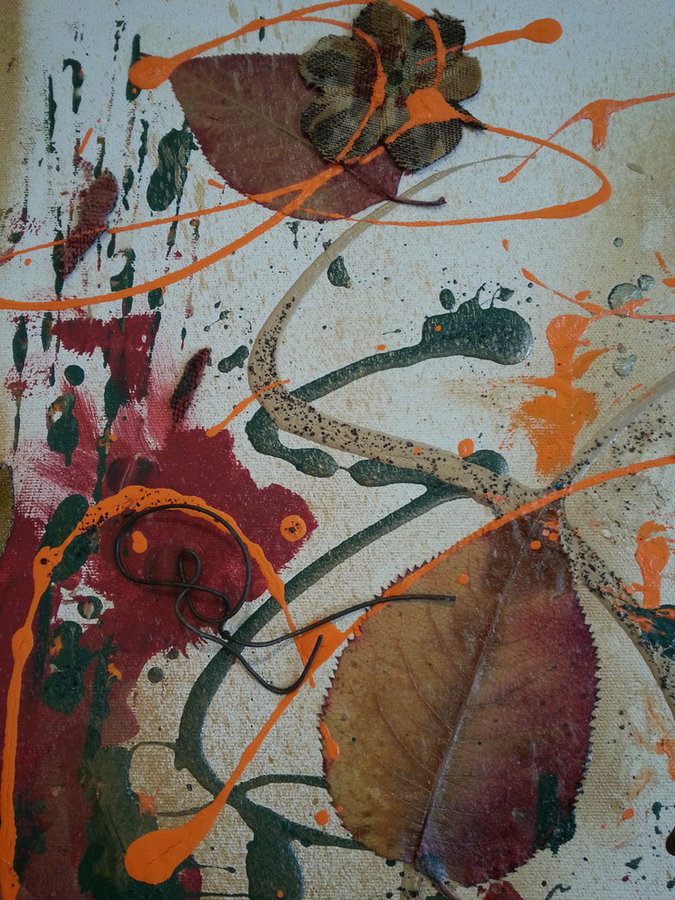 Detailed shot of "Dancing In The Fall"