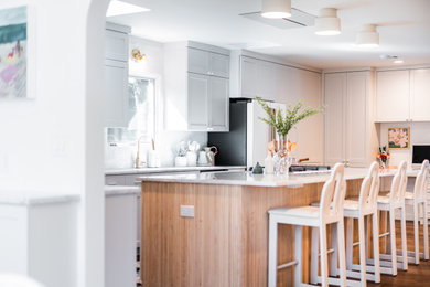 Example of a cottage kitchen design in Austin