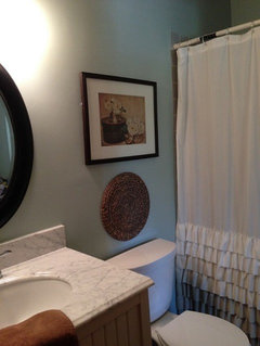 Your paint color for windowless bathrooms?