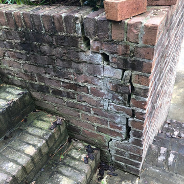 Retaining Wall Repair and Stone Veneer