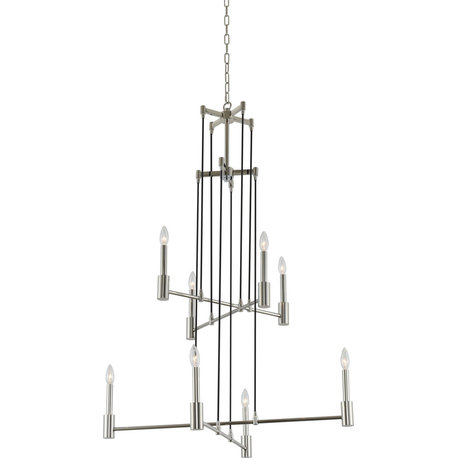 Kingston 2 Tier Foyer - Polished Nickel