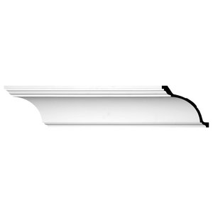 2H x 1 7//8P x 2 3//4F x 94 1//2L Reece Traditional Smooth Crown Moulding 2-Pack