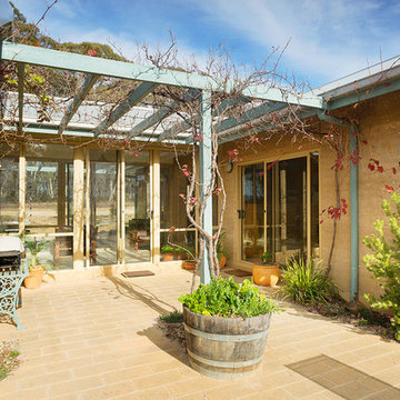 External Rammed Earth Walls