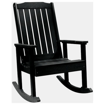 Linden Rocking Chair, Black