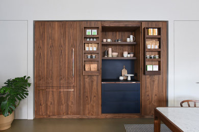 This is an example of a medium sized contemporary kitchen in London.