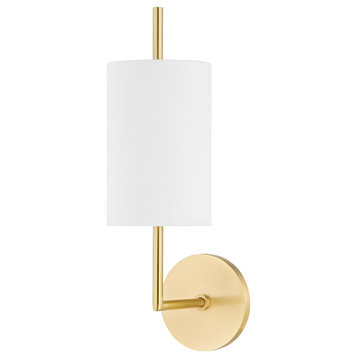 Molly 1-Light Wall Sconce Aged Brass