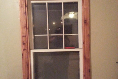 Family room - farmhouse family room idea in Other