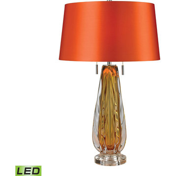 Modena Free Blown Glass Table Lamp, D2669, LED