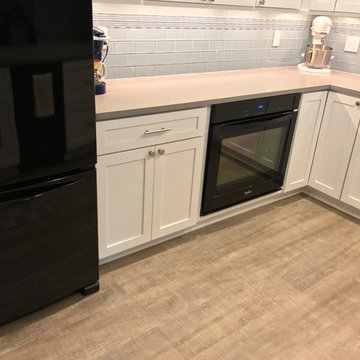 Geneseo Kitchen Remodel Dura Supreme Homestead Painted White MSI Quartz