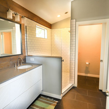 MODERN ADDITION TO 1950’s RANCHER
