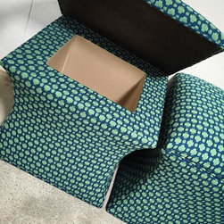 Custom Curved Ottomans - Footstools And Ottomans