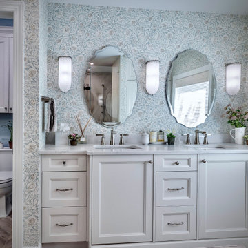 Custom Alcove Double Vanity & Water Closet