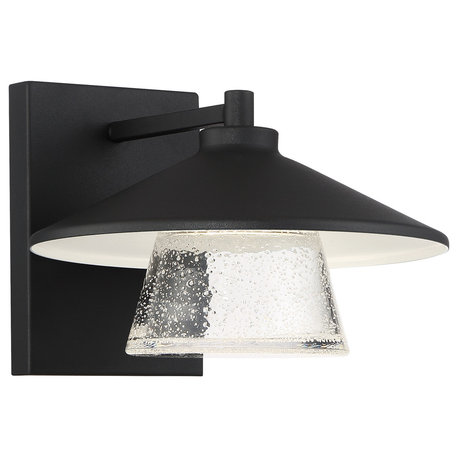 Silo, Marine Grade LED Outdoor Sconce, Black