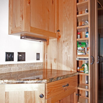 Custom Rustic Beech Kitchen