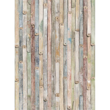 Brewster Home Fashions  Vintage Wood Wall Mural - 100 in.
