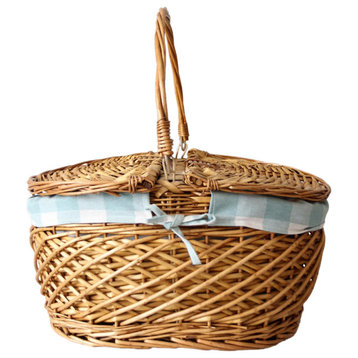 Consigned, Vintage Picnic Basket