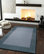 5'x7' Solid Gray Formal Living Room Area Rug, Hand-Tufted